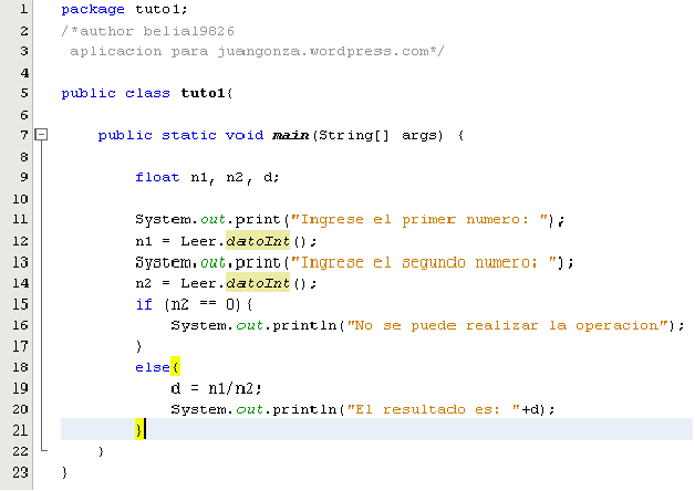 Condicionales En Java