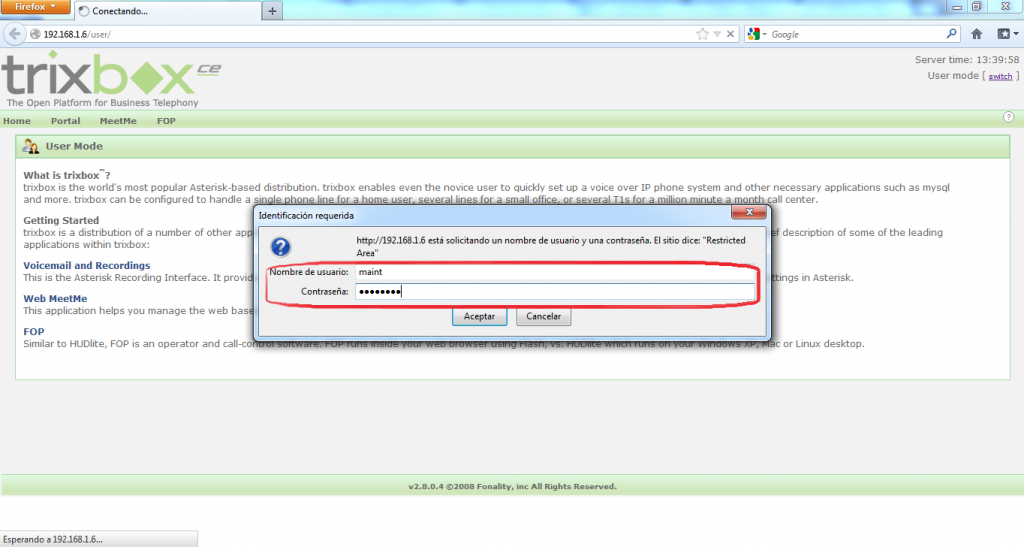 Desarrollador Web Freelance | Wordpress | Configurar Protocolo SIP en Trixbox | TB01