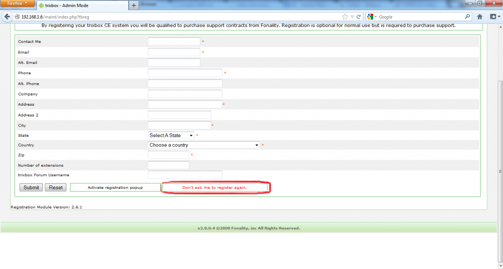 Desarrollador Web Freelance | Wordpress | Configurar Protocolo SIP en Trixbox | TB03