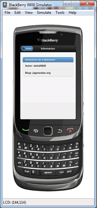 Desarrollador Web Freelance | Wordpress | Guia Para Desarrollar Aplicaciones Para BlackBerry | Guia Para Desarrollar Aplicaciones Para BlackBerry 7 Informacion de la pagina