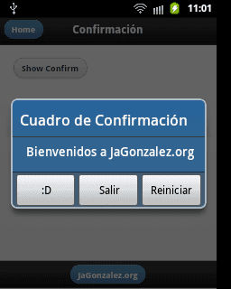 Desarrollador Web Freelance | Wordpress | Usar Notificaciones en Android | Usar Notificaciones en Android 3 Confirmación en Android