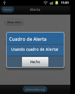 Desarrollador Web Freelance | Wordpress | Usar Notificaciones en Android | Usar Notificaciones en Android 5 Cuadro de alerta en Android