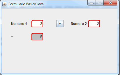 Formulario personalizado en java