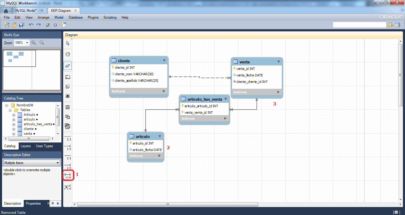 Diseño De Un Modelo Fisico en Mysql