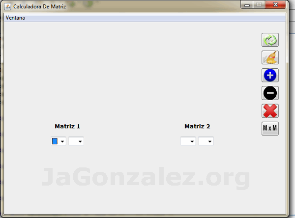 ☕ Interfaz Calculadora De Matriz En Java