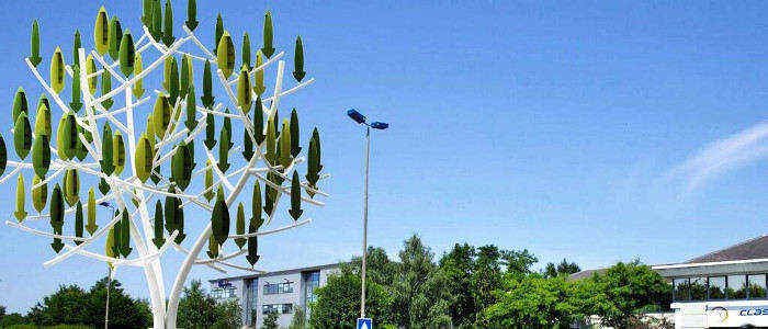 Turbina Eólica Que Se Asemeja A Un Árbol Y No Genera Ruido