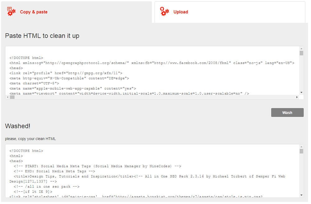 limpiar-html-codigo-html-washer