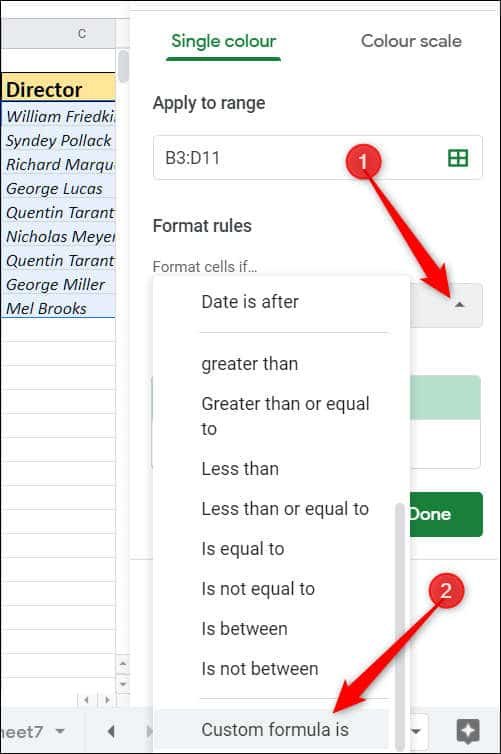 Desarrollador Web Freelance | Wordpress | Hojas de cálculo de Google | Cómo Resaltar Una Fila En Hojas De Cálculo De Google Con Formato Condicional 3 COMO RESALTAR UNA FILA EN EXCEL DOCUMENTO GOOGLE