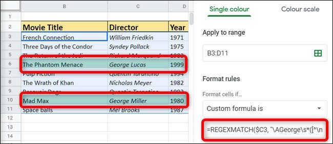 Desarrollador Web Freelance | Wordpress | Hojas de cálculo de Google | Cómo Resaltar Una Fila En Hojas De Cálculo De Google Con Formato Condicional 7 FUNCION RESALTAR FILA EN EXCEL GOOGLE