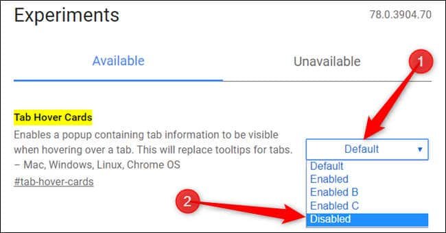TAB HOVER CARDS GOOGLE CHROME 1