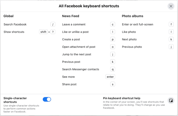 111 atajos de teclado que ahorran tiempo para administradores de redes sociales (PC y Mac)