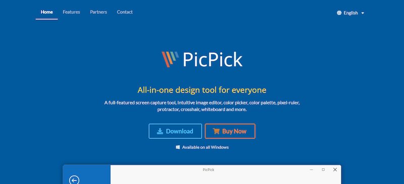 herramienta de captura de pantalla pickpick