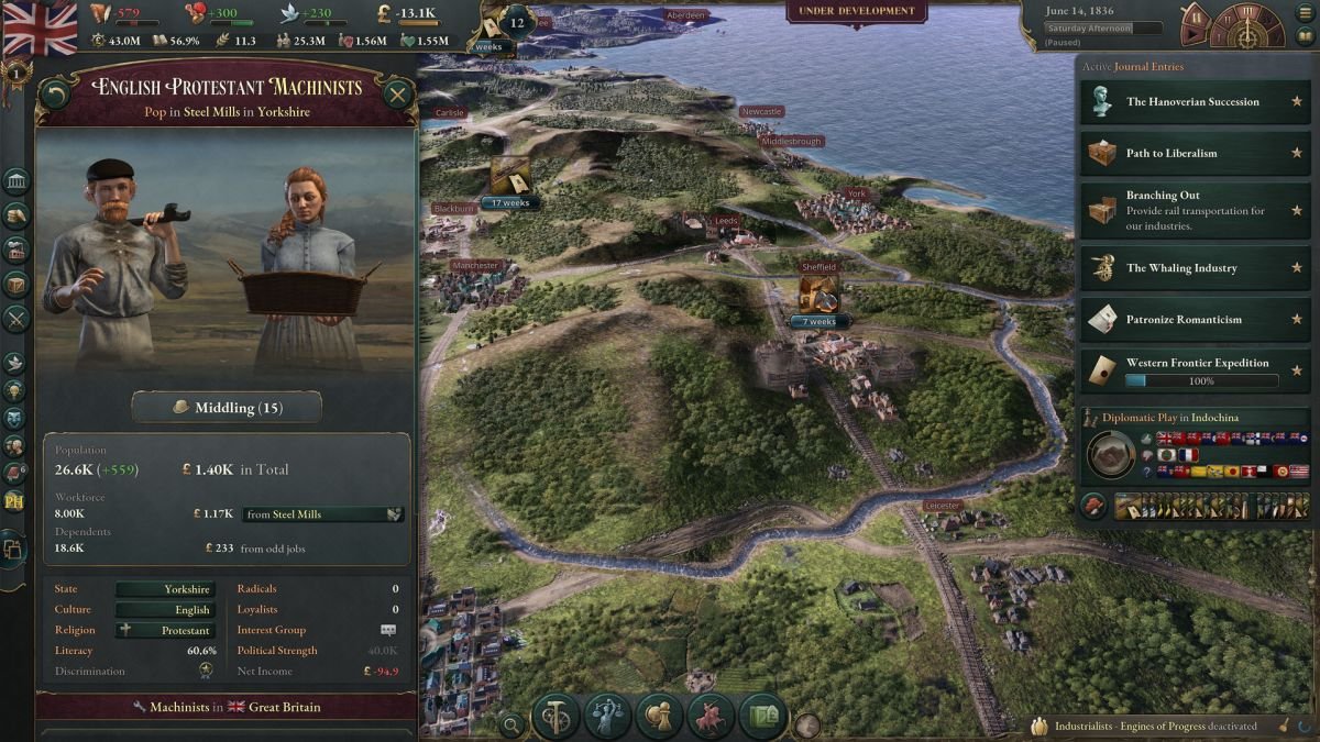 Victoria 3 finalmente se lanza en octubre y es el primer día en PC Game Pass