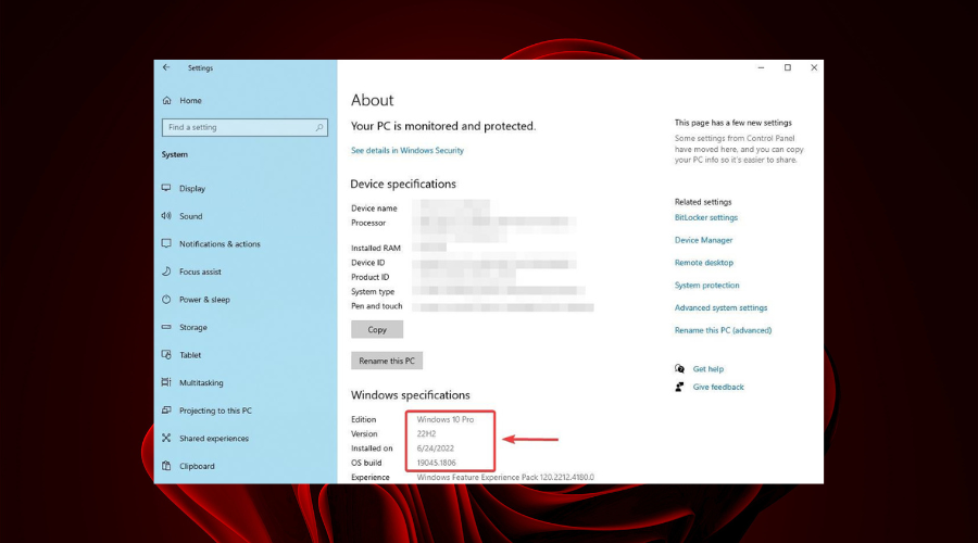Windows 10 22H2 Windows 10 22H2