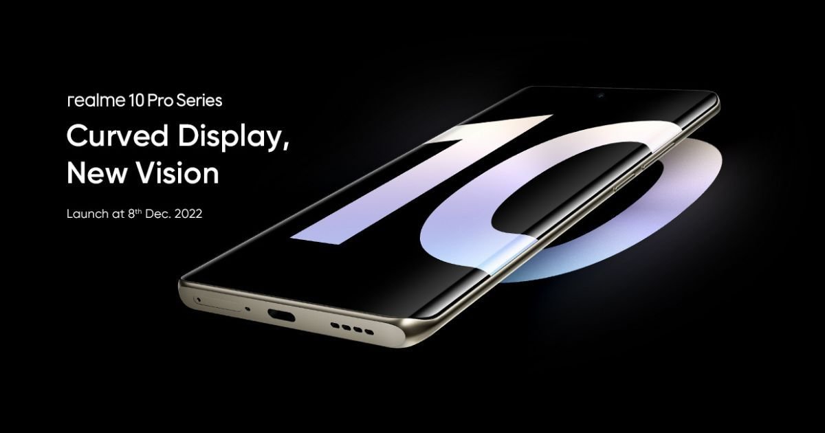 El lanzamiento de la serie Realme 10 Pro 5G India está programado para el 8 de diciembre