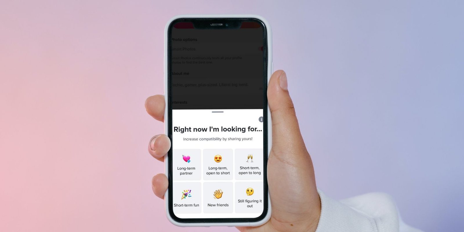 Tinder lanza función de objetivos de relación para ayudar a los usuarios a revelar sus intenciones