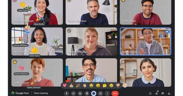 Por favor, no envíe correo no deseado a las nuevas reacciones de Emoji de la reunión de Google Meet