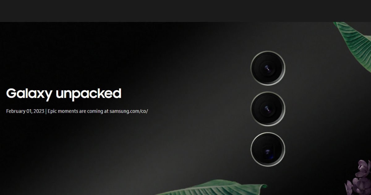 La fecha de lanzamiento del Samsung Galaxy S23 se filtró accidentalmente;  Galaxy Unpacked 2023 Invite se burla del rumoreado color lila
