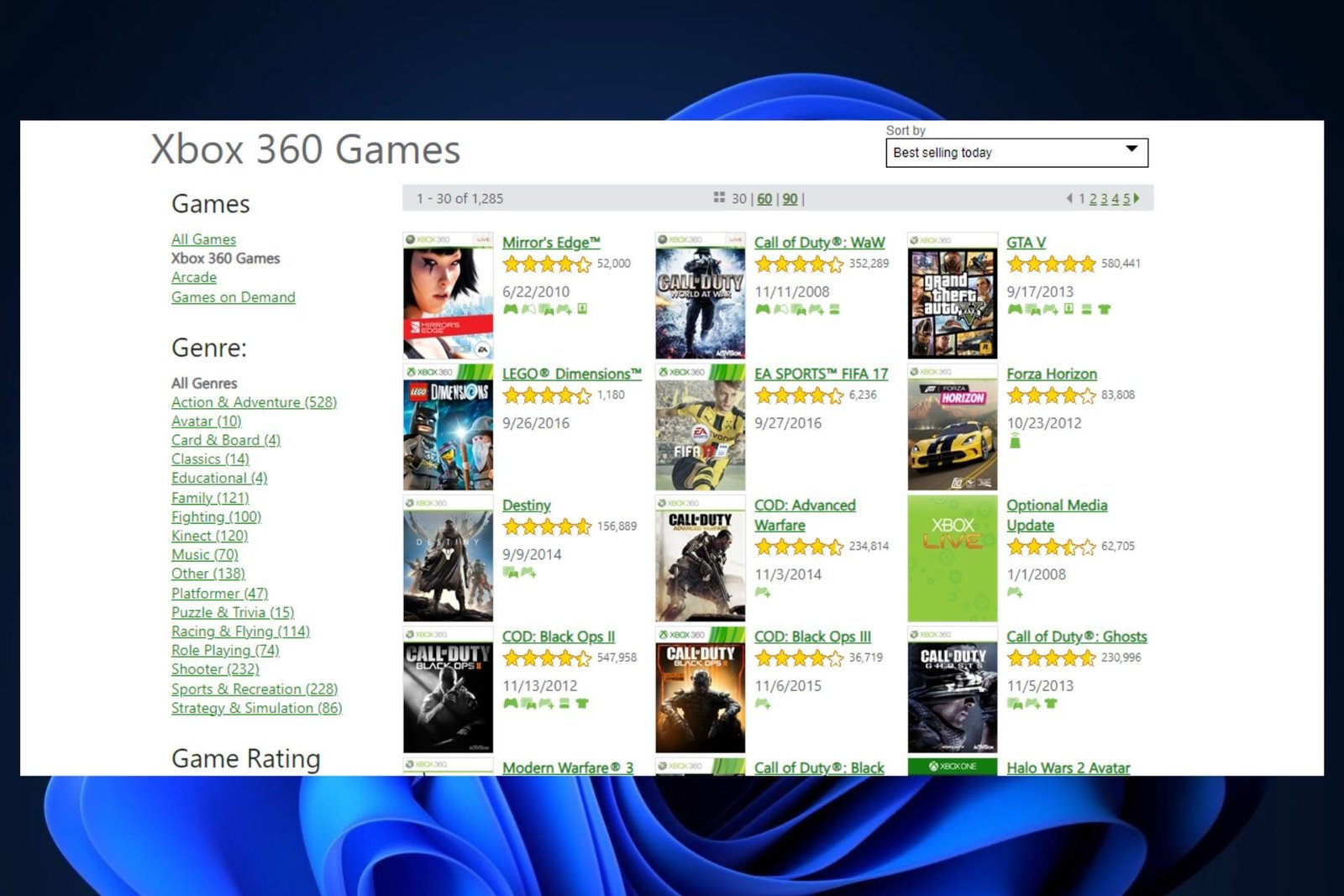 cierre de tienda xbox 360
