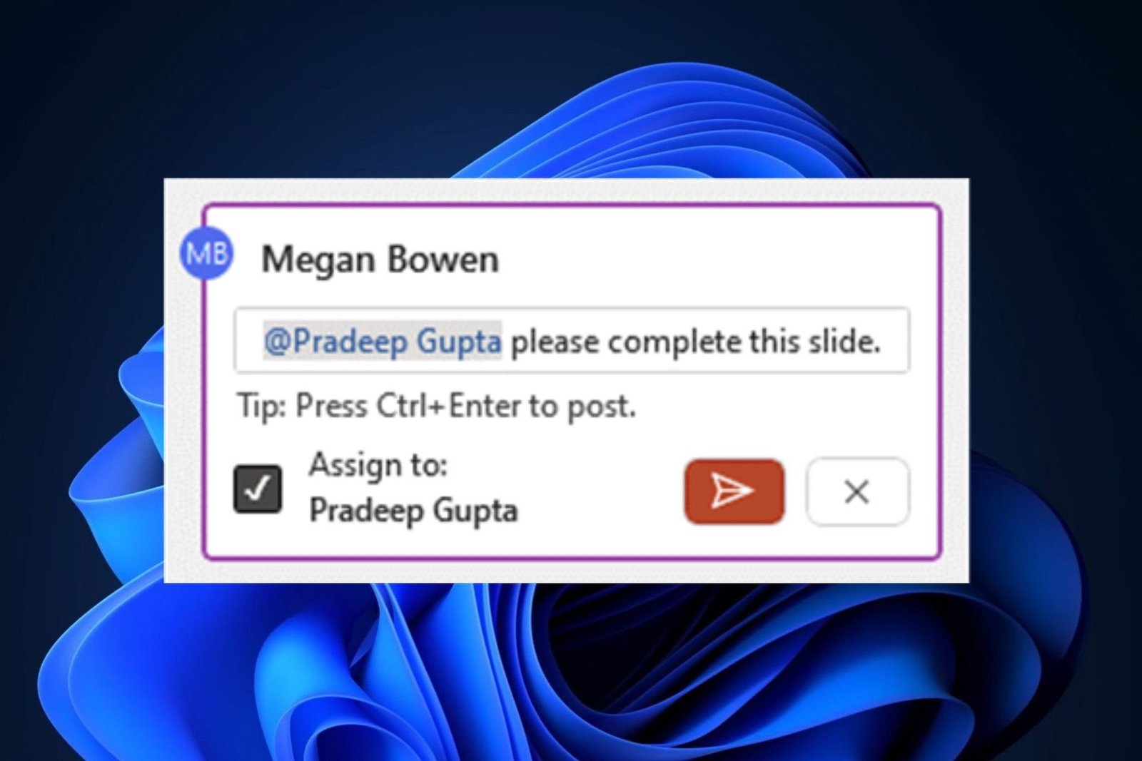 Cómo asignar y resolver tareas en Microsoft PowerPoint