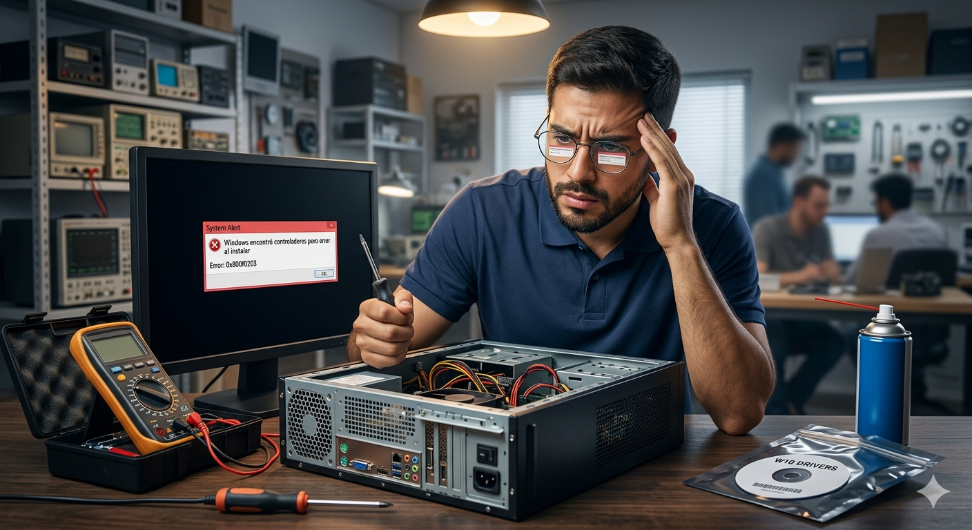 Error al instalar controladores en Windows 10: ¿Te has encontrado con el mensaje «Windows encontró controladores pero error al instalar»? ¡No estás solo!
