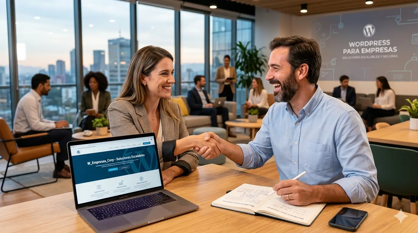 WordPress para empresas: Soluciones escalables y seguras
