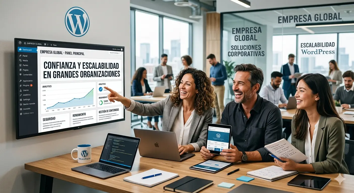 WordPress para empresas: ¿puedo confiar en esta opción para grandes organizaciones?