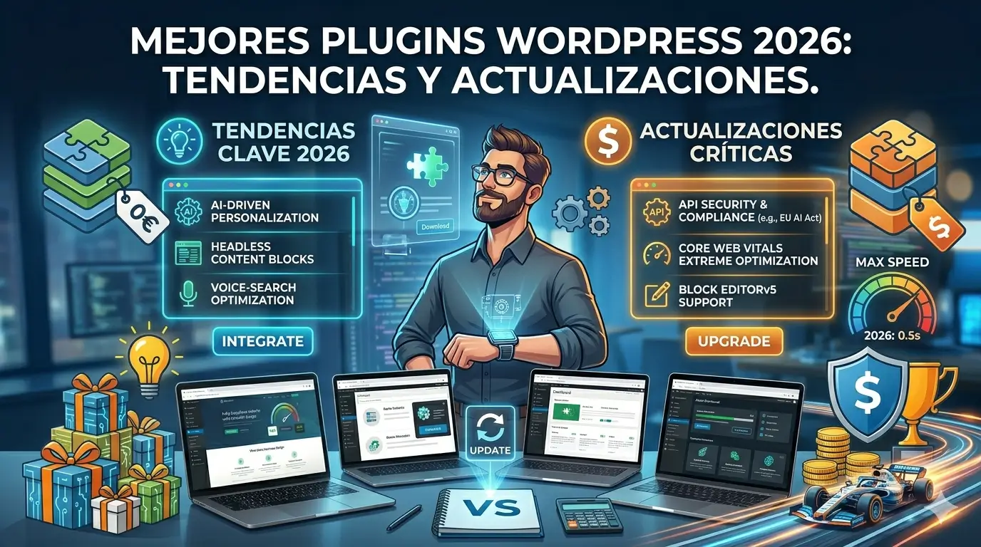 Mejores plugins wordpress 2026: tendencias y actualizaciones